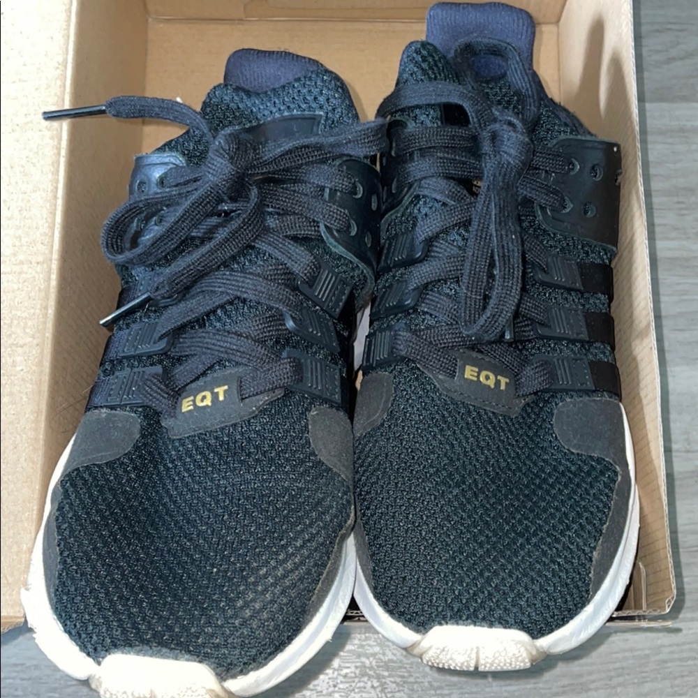Adidas Black Equipment Support ADV W Sneakers  Women Size 8.5